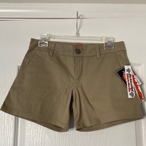 Dickies khaki tan shorts NWT! Size 3 Juniors